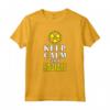 Keep Calm And Radiate - Divertente Maglietta Leggera con Doppia Cucitura - Acquista Online