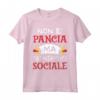 Non è Pancia ma Distanziamento Sociale - Maglietta Uomo Papa Regalo Divertente per Compleanno - Birra e Barbecue