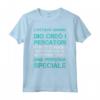 Magliette Uomo Manica Corta Regalo Pesca Dio Creò Pescatori Maglietta - T-Shirt Divertente per Pescatori - Idea Regalo per Amanti della Pesca