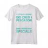 Magliette Uomo Manica Corta Regalo Pesca Dio Creò Pescatori Maglietta - T-Shirt Divertente per Pescatori - Idea Regalo per Amanti della Pesca
