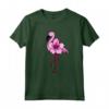 Flamingo Floreale, Fiore Hawaiano, Amore Fenicotteri Maglietta - Design Leggero e Floreale - Ideale per gli Amanti dei Fenicotteri