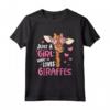 Just A Girl Who Loves Giraffes - Maglietta Regalo di Giraffa - Ideale per Amanti delle Giraffe
