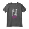 Magliette Divertenti Donna Manica Corta Palestra - Zitta e Fai Squat - T-Shirt Fitness Ironica HapTiger per Donne