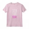 Magliette Divertenti Donna Manica Corta Palestra - Zitta e Fai Squat - T-Shirt Fitness Ironica HapTiger per Donne