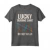 Lucky Trading T-Shirt Stock Trading Capitalista Divertente - Regalo di Natale e Compleanno per Amanti del Trading di Azioni