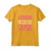 Magliette Donna Manica Corta Faccio Cose Stupide - Tee Shirt con Frasi Ironiche e Scritte Divertenti - Idea Regalo per Compleanni - Marca HapTiger