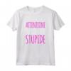 Magliette Donna Manica Corta Faccio Cose Stupide - Tee Shirt con Frasi Ironiche e Scritte Divertenti - Idea Regalo per Compleanni - Marca HapTiger