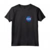 NASA Circle Logo T-Shirt Uomo - Maglia a Manica per Fan dello Spazio - Leggera e alla Moda