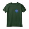 NASA Circle Logo T-Shirt Uomo - Maglia a Manica per Fan dello Spazio - Leggera e alla Moda