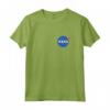NASA Circle Logo T-Shirt Uomo - Maglia a Manica per Fan dello Spazio - Leggera e alla Moda