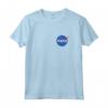 NASA Circle Logo T-Shirt Uomo - Maglia a Manica per Fan dello Spazio - Leggera e alla Moda