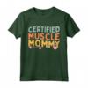 Certificato Muscle Mommy - Groovy Pompa Copertura Sollevamento Maglietta - Ideale per Allenamento in Palestra o Regalo Fitness per Donna