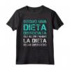 Magliette Uomo Manica Corta Divertenti Dieta Dissociata - T-shirt Fitness Ironiche HapTiger - Ideale Regalo per Amanti della Palestra