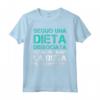 Magliette Uomo Manica Corta Divertenti Dieta Dissociata - T-shirt Fitness Ironiche HapTiger - Ideale Regalo per Amanti della Palestra