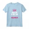 Keep Calm Annuncio Gravidanza - Futura Nonna 2022 Maglietta - Regali Divertenti per Nonni - Ideale per Futuri Genitori