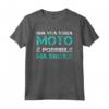 Magliette Uomo Manica Corta - Vita Senza Motociclismo Maglietta con Frase Divertente - Regalo per Amanti della Moto