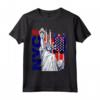 NYC T-shirt New York City - Statue della Libertà con Bandiera USA - I Love New York Tee, Perfetto Regalo per gli Amanti di New York