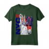 NYC T-shirt New York City - Statue della Libertà con Bandiera USA - I Love New York Tee, Perfetto Regalo per gli Amanti di New York
