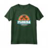 T-shirt Sanibel Island Florida - Maglietta da vacanza con palme al tramonto - Ideale come souvenir