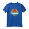 T-shirt Sanibel Island Florida - Maglietta da vacanza con palme al tramonto - Ideale come souvenir
