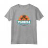T-shirt Sanibel Island Florida - Maglietta da vacanza con palme al tramonto - Ideale come souvenir