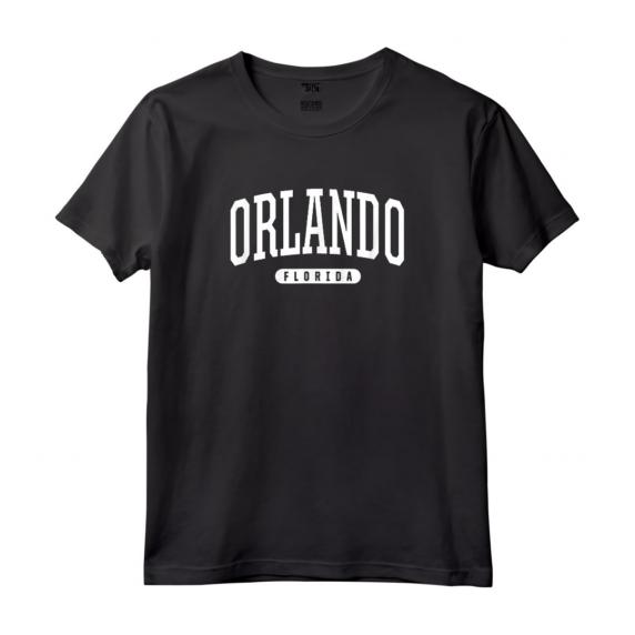 Orlando Florida - Maglietta Stile Universitario Sportivo - Souvenir Vintage della Florida