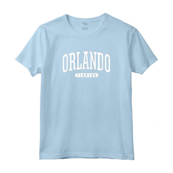 Orlando Florida - Maglietta Stile Universitario Sportivo - Souvenir Vintage della Florida