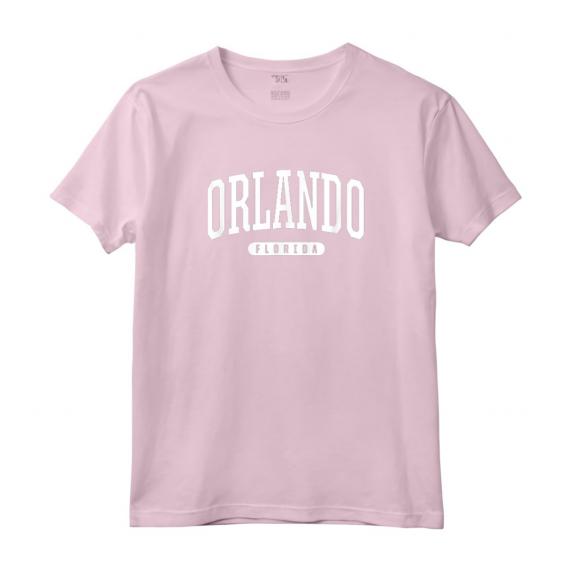 Orlando Florida - Maglietta Stile Universitario Sportivo - Souvenir Vintage della Florida