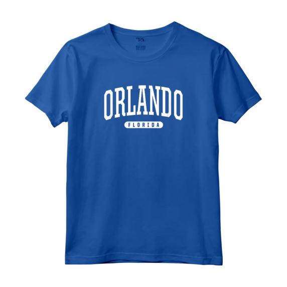 Orlando Florida - Maglietta Stile Universitario Sportivo - Souvenir Vintage della Florida