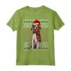 Ugly Christmas Foxhound Americano Natale Maglietta - Regalo Divertente per Amanti dei Cani - Santa Hat Design