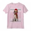 Ugly Christmas Foxhound Americano Natale Maglietta - Regalo Divertente per Amanti dei Cani - Santa Hat Design