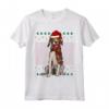 Ugly Christmas Foxhound Americano Natale Maglietta - Regalo Divertente per Amanti dei Cani - Santa Hat Design
