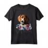 Americano Foxhound Cane Mamma Floreale Maglietta - Ideale Regalo per Mamma Amante degli American Foxhound
