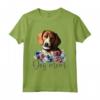 Americano Foxhound Cane Mamma Floreale Maglietta - Ideale Regalo per Mamma Amante degli American Foxhound
