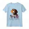 Americano Foxhound Cane Mamma Floreale Maglietta - Ideale Regalo per Mamma Amante degli American Foxhound