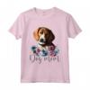 Americano Foxhound Cane Mamma Floreale Maglietta - Ideale Regalo per Mamma Amante degli American Foxhound