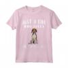 Solo Ragazza Che Ama Cani Foxhound Americano - Maglietta Divertente per Amanti dei Cani - Regalo per Amante dei Cani