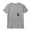 Donna Foxhound Americano Carino Pocket Dog Design - Maglietta Proprietario con Collo a V - Personalizzazione Disponibile