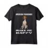 Foxhound Americano Mi Rendono Felice Cane Maglietta - Ideale per Amanti dei Cani - Acquista Abbigliamento Divertente Online