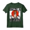 Divertente Vintage Giapponese Dogzilla Americano Foxhound Maglietta - Regalo per Amanti dei Cani - Design Animali Domestici