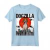 Divertente Vintage Giapponese Dogzilla Americano Foxhound Maglietta - Regalo per Amanti dei Cani - Design Animali Domestici