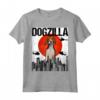 Divertente Vintage Giapponese Dogzilla Americano Foxhound Maglietta - Regalo per Amanti dei Cani - Design Animali Domestici