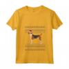 Donna Natale Foxhound americano Maglietta con Collo a V - Regalo di Natale per Orgogliosi Genitori Foxhound - Design Natalizio Unico