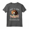 Americano Foxhound Camicia - Solo Una Ragazza Che Loves il Suo Foxhound - Maglietta Leggera per Amanti di American Foxhound