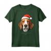 Cane Foxhound americano Divertente Woofy Natale - Maglietta Design Semplice per Amanti - Ideale Regalo di Natale