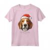 Cane Foxhound americano Divertente Woofy Natale - Maglietta Design Semplice per Amanti - Ideale Regalo di Natale