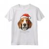 Cane Foxhound americano Divertente Woofy Natale - Maglietta Design Semplice per Amanti - Ideale Regalo di Natale