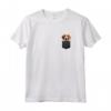 Foxhound Americano Carino Pocket Dog Design - Maglietta per Proprietario di Foxhound - Personalizza il tuo messaggio