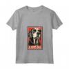 Americano Foxhound Leale Cane Vintage Pet Mamma Papà Maglietta con Collo a V - Regalo Divertente per Amanti della Foxhound Americana