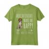 Foxhound Americano Cani Mi Redono Felice Maglietta - Ideale Regalo per Amanti dei Cani e Proprietari di American Foxhound
